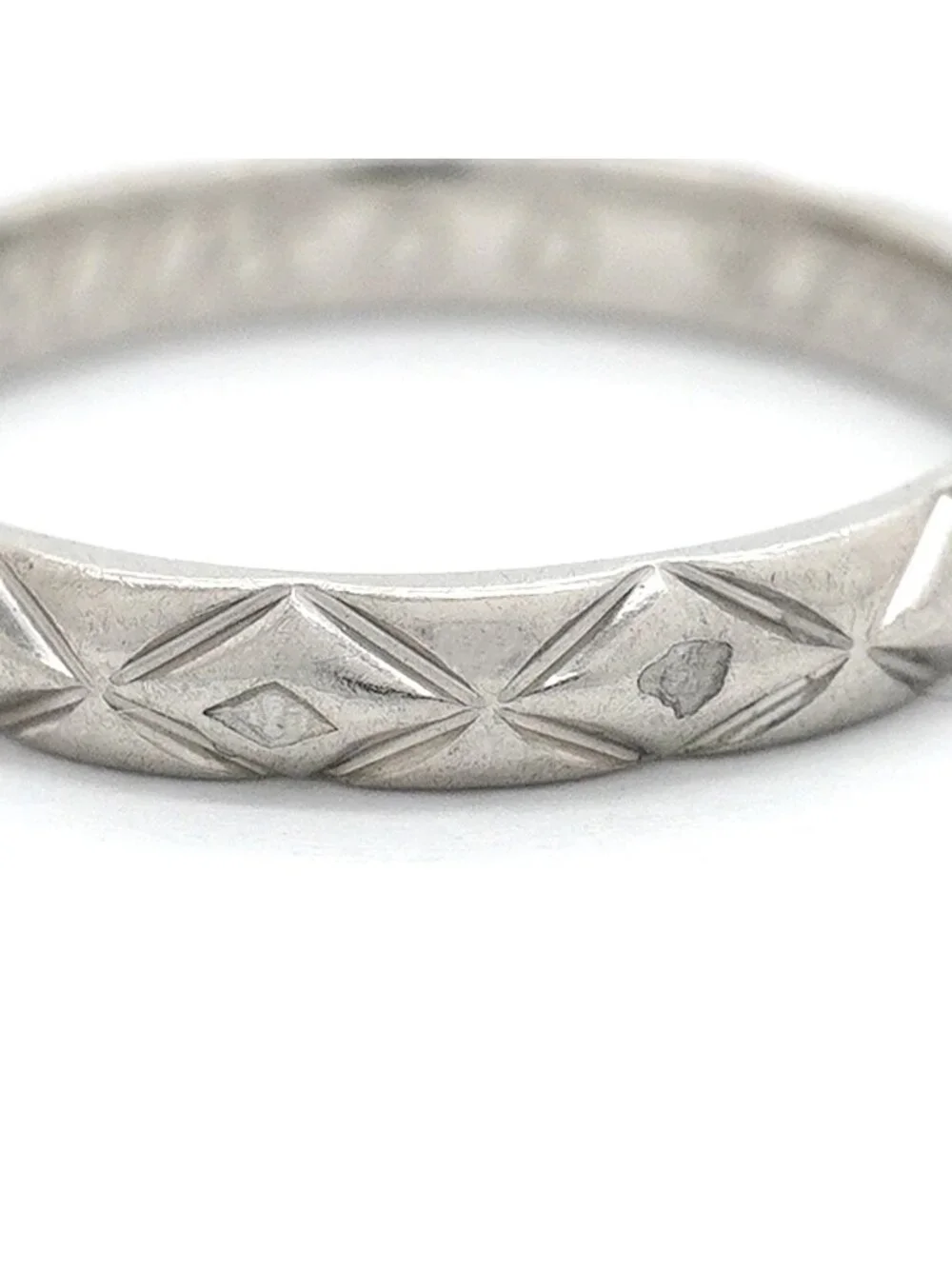 Chanel Ring Quilted Platinum